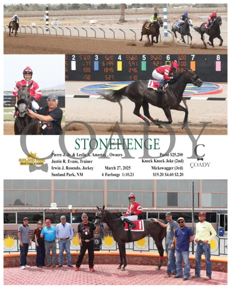 STONEHENGE - 03-27-25 - R01 - SUN Sunland Park