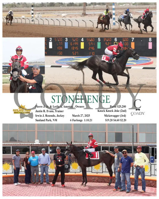STONEHENGE - 03-27-25 - R01 - SUN Sunland Park