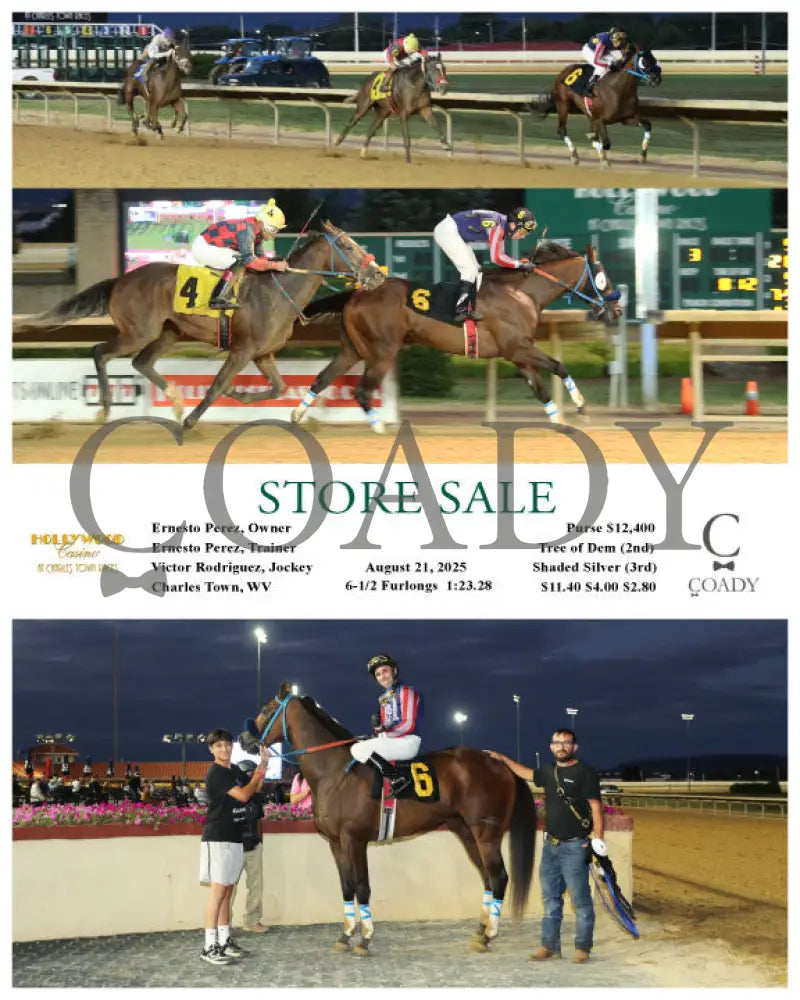 STORE SALE - 08-21-25 - R03 - CT Hollywood Casino at Charles Town Races