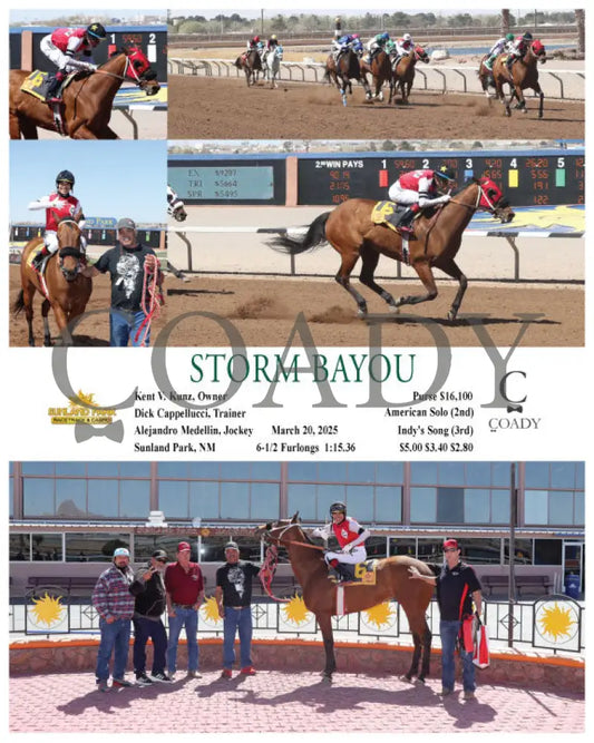STORM BAYOU - 03-20-25 - R06 - SUN Sunland Park