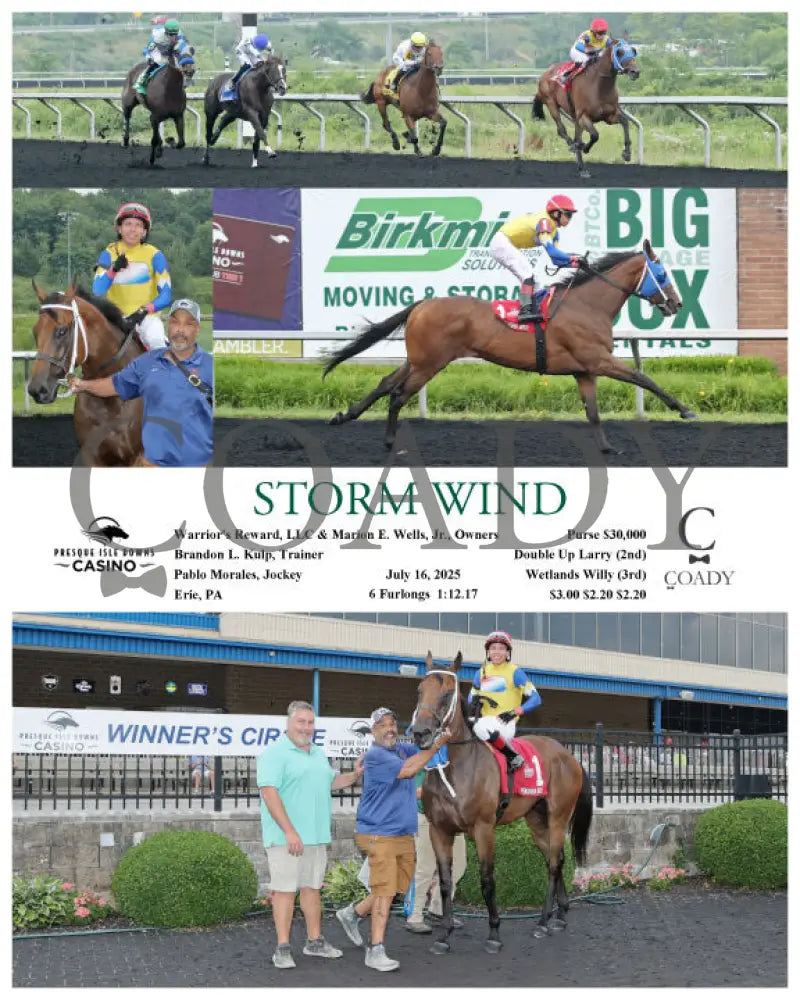 STORM WIND - 07-16-25 - R02 - PID Presque Isle Downs