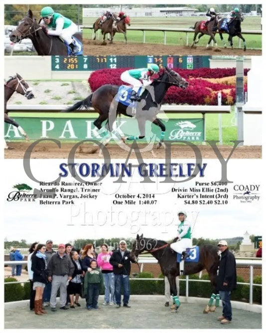 Stormin Greeley - 100414 Race 03 Btp Belterra Park