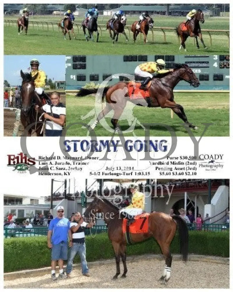 Stormy Going - 071314 Race 07 Elp Ellis Park