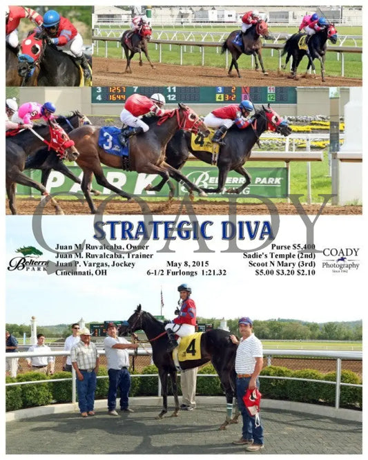 Strategic Diva - 050815 Race 04 Btp Belterra Park