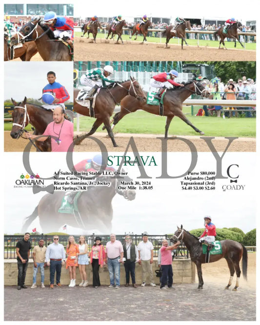 Strava - 03 - 30 - 24 R04 Op Oaklawn Park