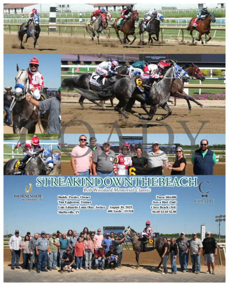 STREAKINDOWNTHEBEACH Bob Woodard Memorial Classic 08 30 25 R11 IND Indiana Grand