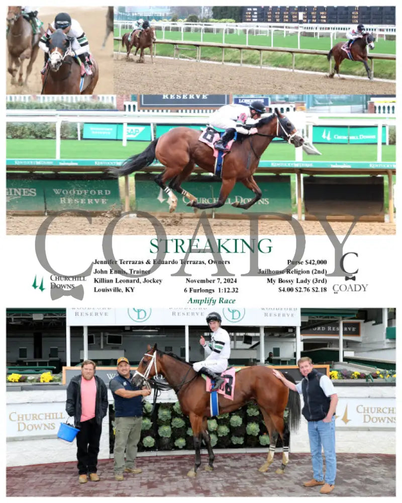 Streaking - 11-07-24 R04 Cd Churchill Downs