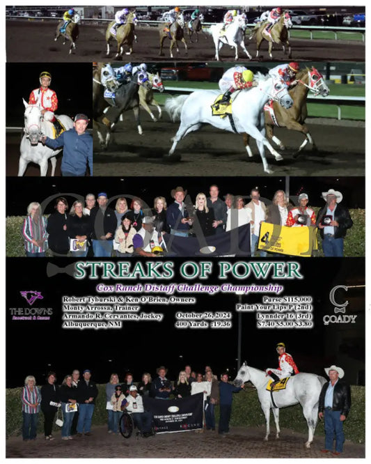 Streaks Of Power - Cox Ranch Distaff Challenge Championship 10-26-24 R07 Alb Downs At Albuquerque