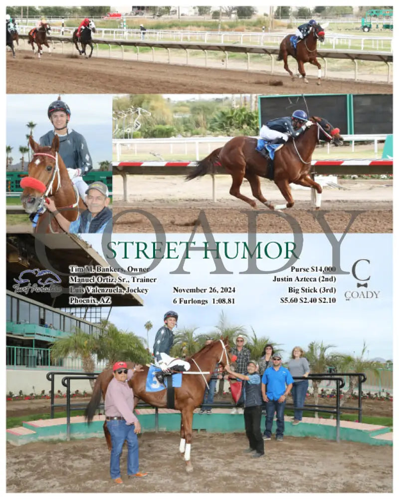 Street Humor - 11-26-24 R07 Tup Turf Paradise