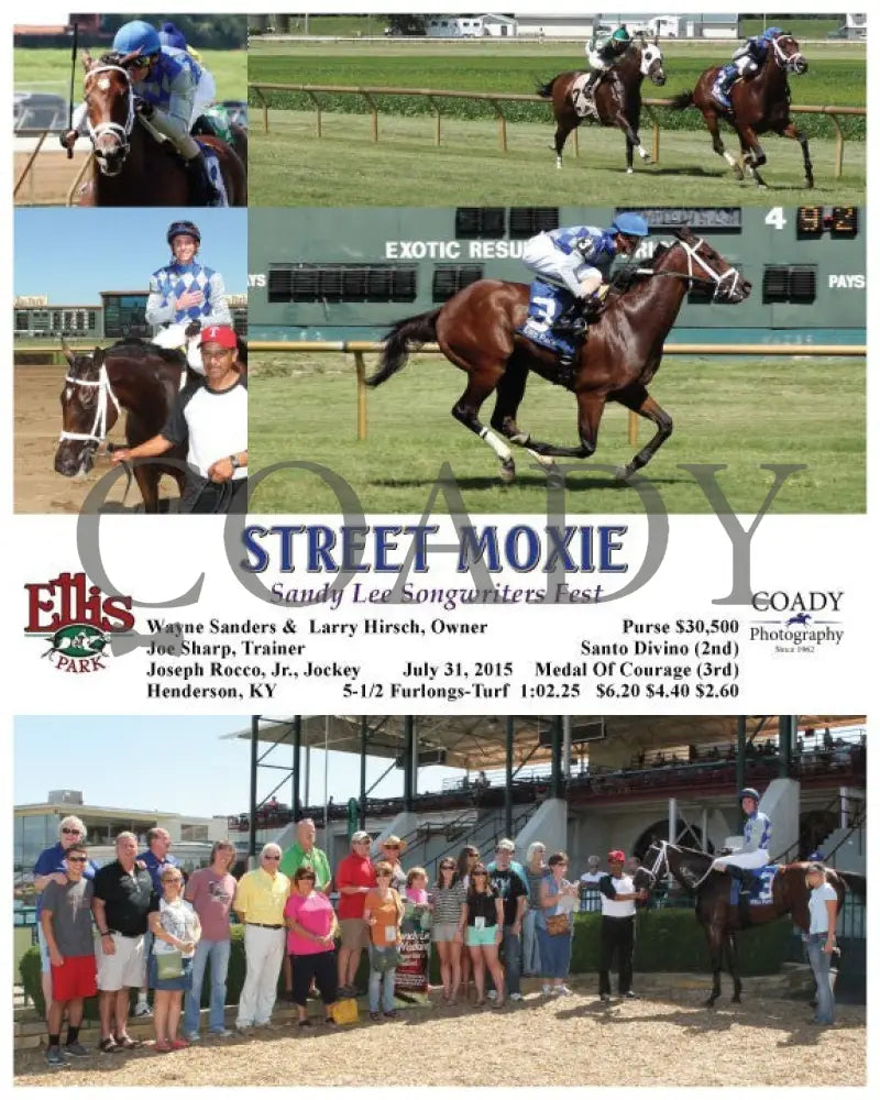 Street Moxie - 073115 Race 06 Elp Ellis Park