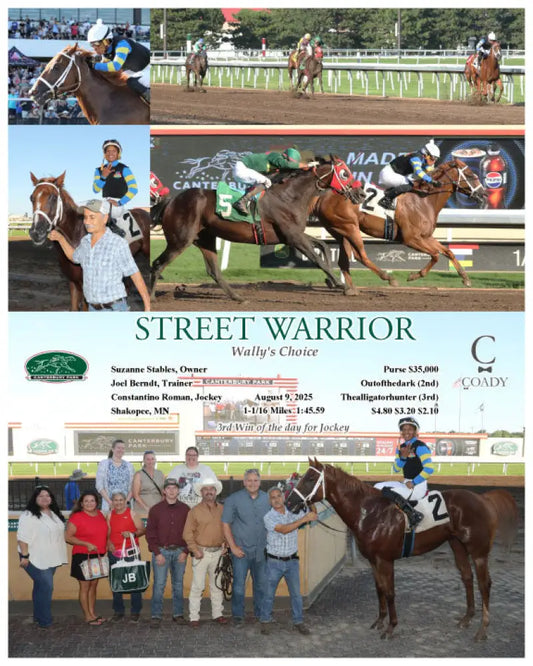 STREET WARRIOR - Wally’s Choice - 08-09-25 - R03 - CBY Canterbury Park
