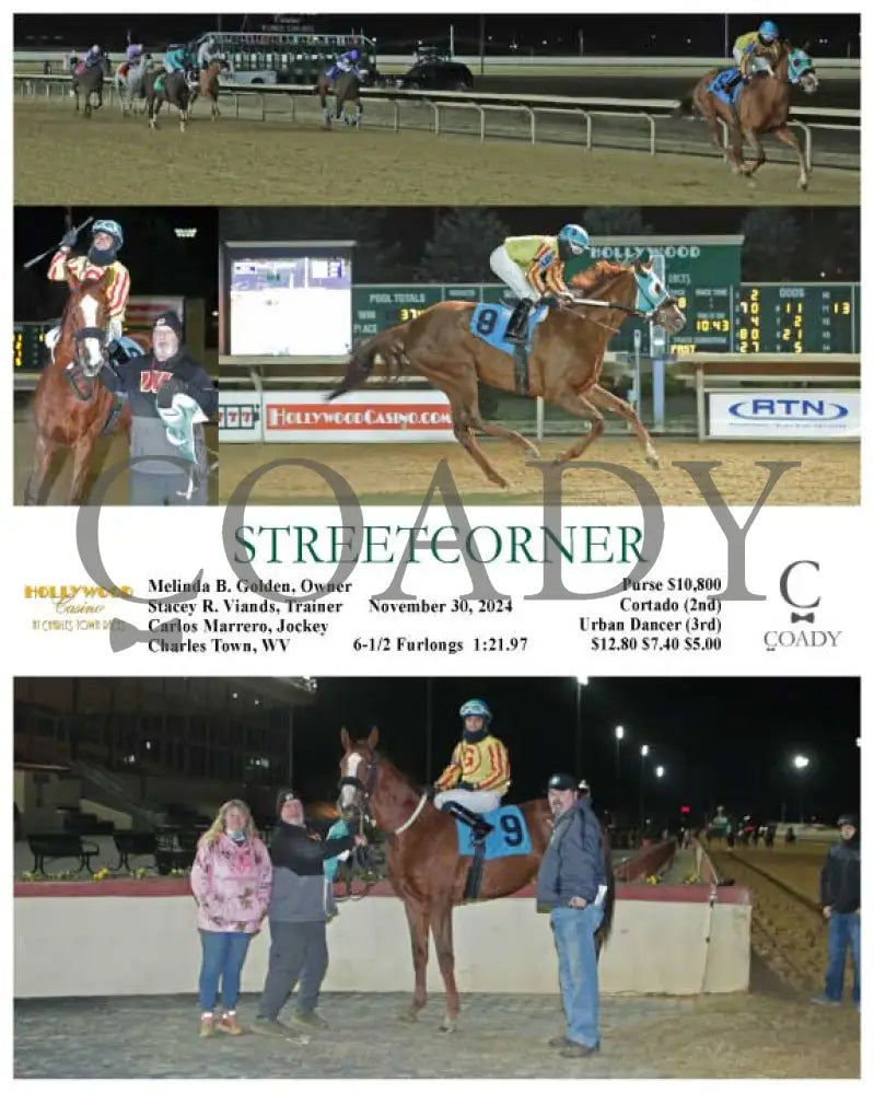 Streetcorner - 11-30-24 R08 Ct Hollywood Casino At Charles Town Races