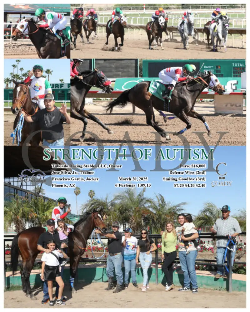 STRENGTH OF AUTISM - 03-20-25 - R06 - TUP Turf Paradise