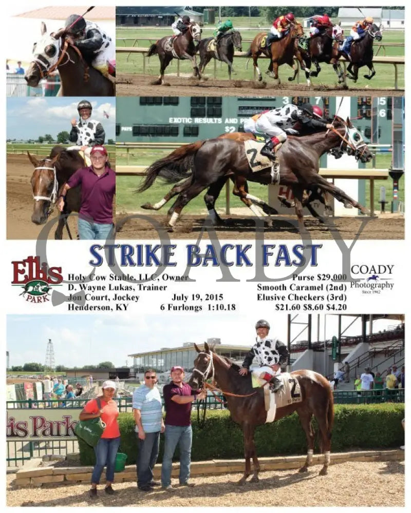 Strike Back Fast - 071915 Race 06 Elp Ellis Park