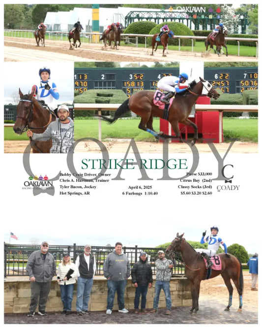 STRIKE RIDGE - 04-06-25 - R02 - OP Oaklawn Park