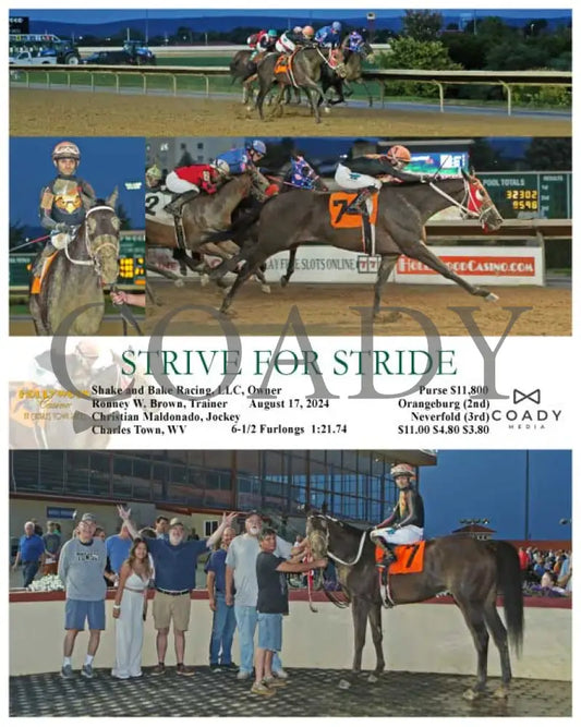 Strive For Stride - 08-17-24 R03 Ct Hollywood Casino At Charles Town Races