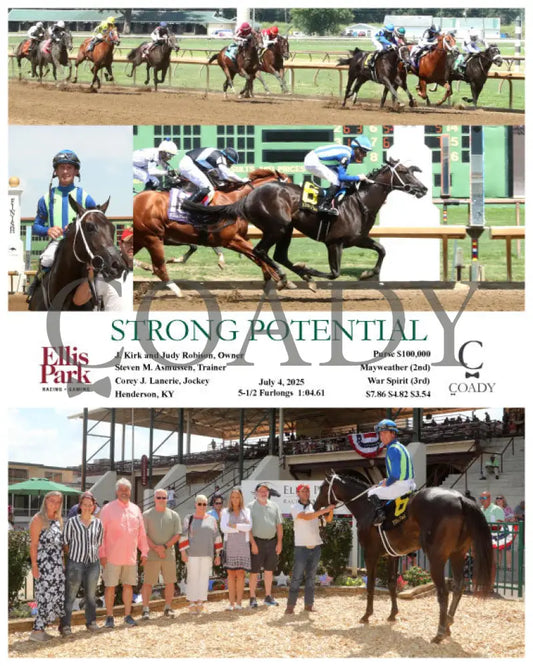 STRONG POTENTIAL - 07-04-25 - R07 - ELP Ellis Park