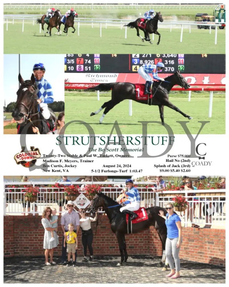 Strutsherstuff - The Bo Scott Memorial 08-24-24 R05 Cnl Colonial Downs