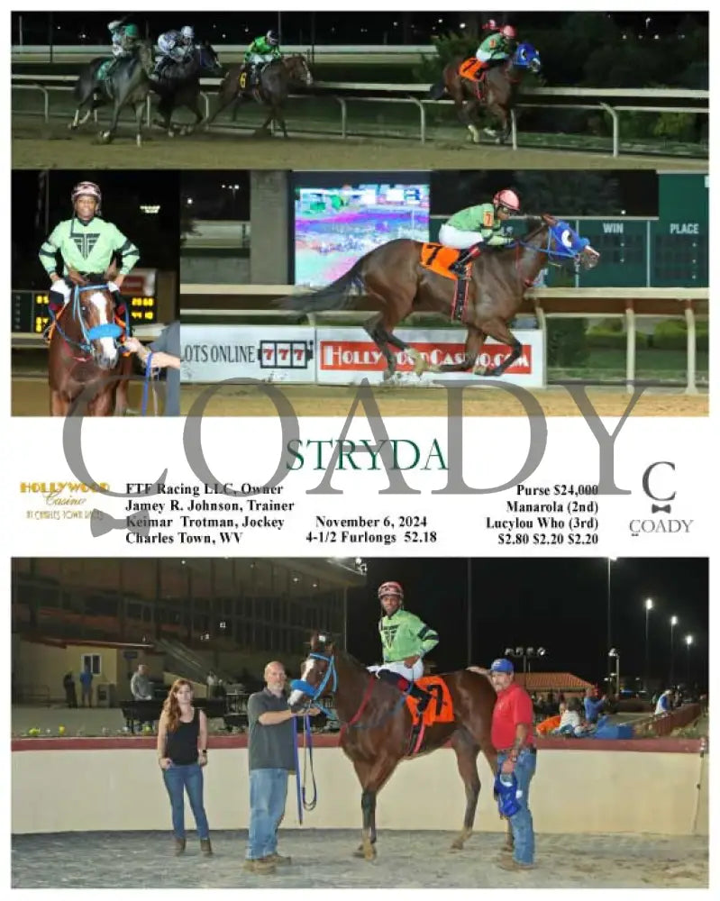 Stryda - 11-06-24 R05 Ct Hollywood Casino At Charles Town Races