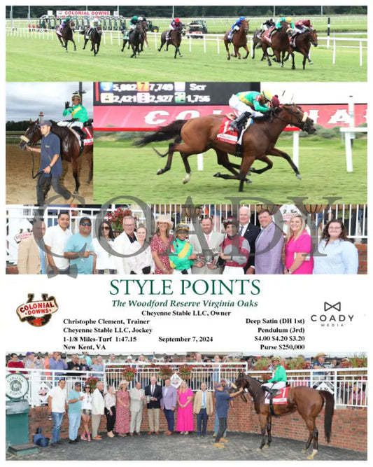 STYLE POINTS - 090724 - Race 09 - CNL  The Woodford Reserve Virginia Oaks - Coady Media - Kurtis Coady Photography