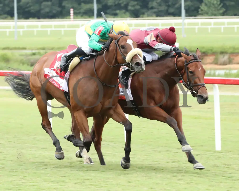 Style Points - Deep Satin 090724 Race 09 Cnl The Woodford Reserve Virginia Oaks Finish 03 Colonial