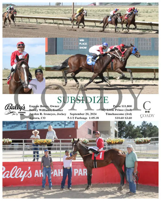 Subsidize - 09-20-24 R06 Arp Arapahoe Park
