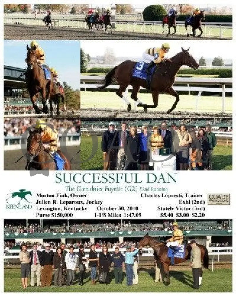 Successful Dan - The Greenbrier Fayette Keeneland