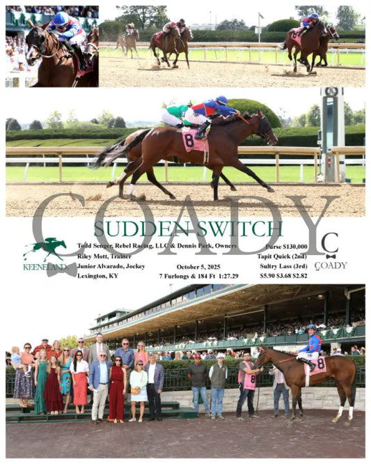 SUDDEN SWITCH - 100525 - Race 03 - KEE Keeneland