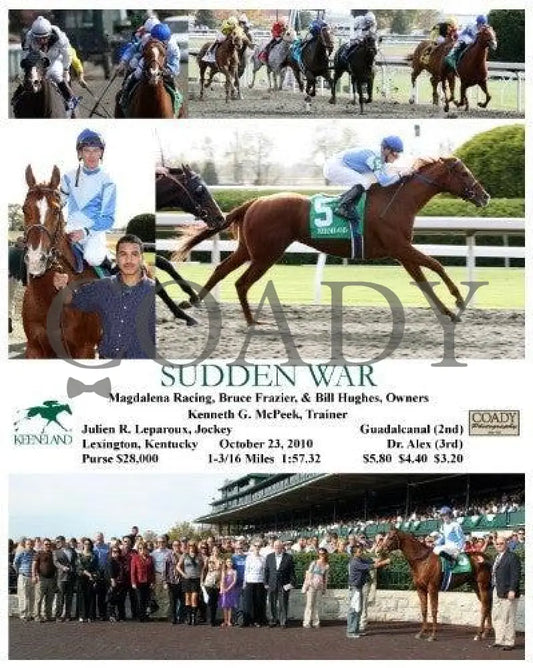 Sudden War - 102310 Keeneland