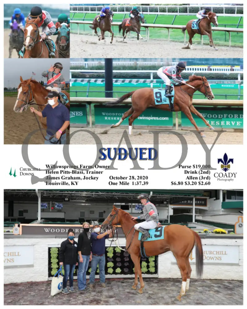 Sudued - 10-28-20 R10 Cd Churchill Downs