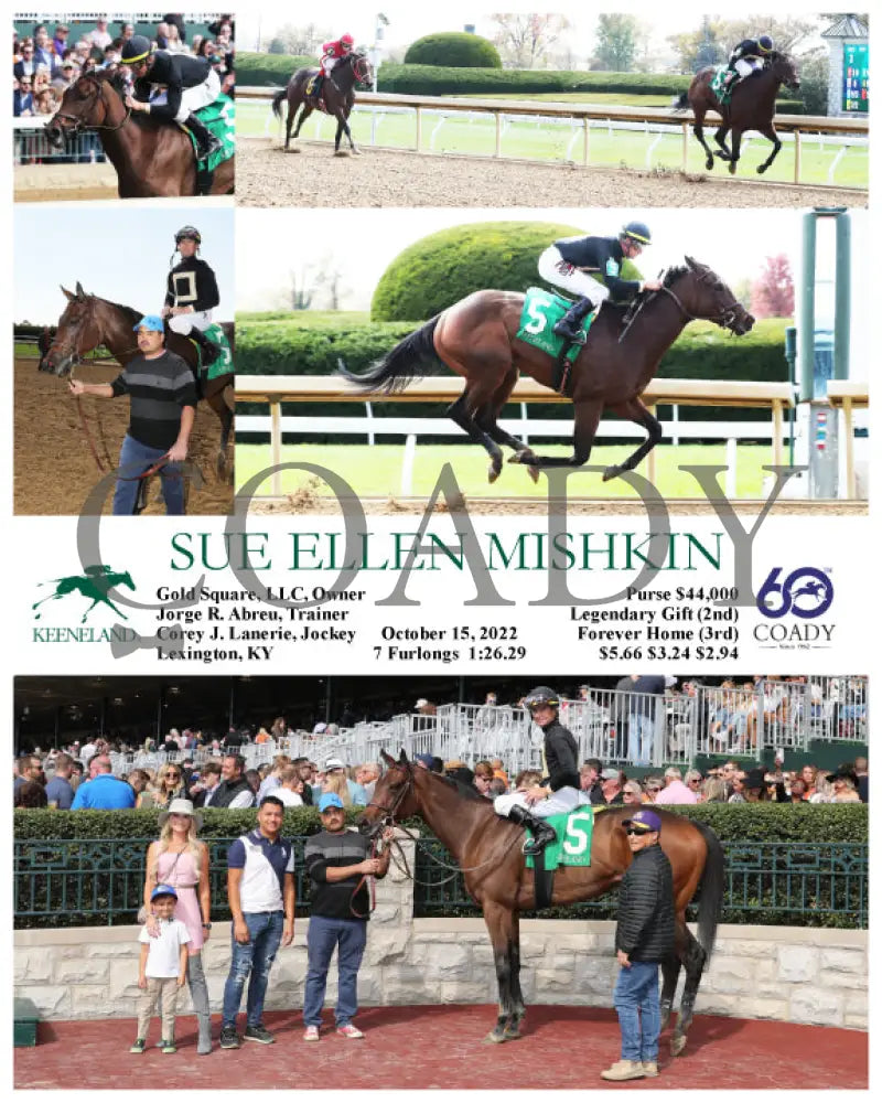 Sue Ellen Mishkin - 10-15-22 R03 Kee Keeneland