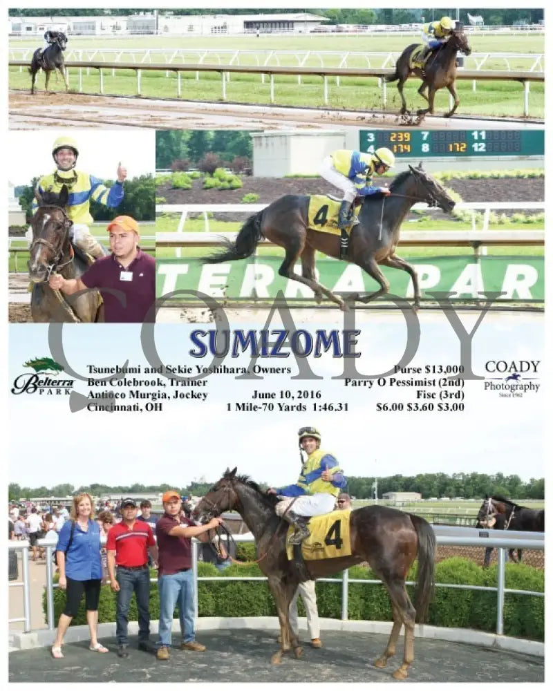 Sumizome - 061016 Race 04 Btp Belterra Park