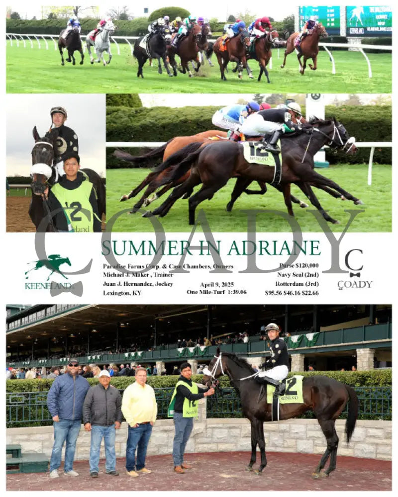 SUMMER IN ADRIANE - 04-09-25 - R08 - KEE Keeneland