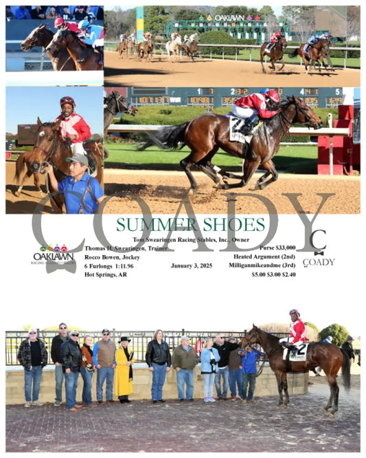 Summer Shoes - 01-03-25 R05 Op Oaklawn Park