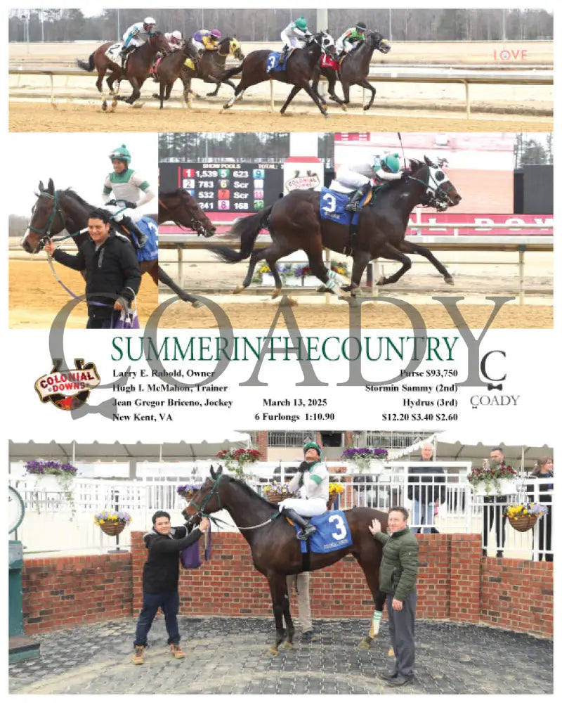 SUMMERINTHECOUNTRY - 031325 - Race 05 - CNL Colonial Downs