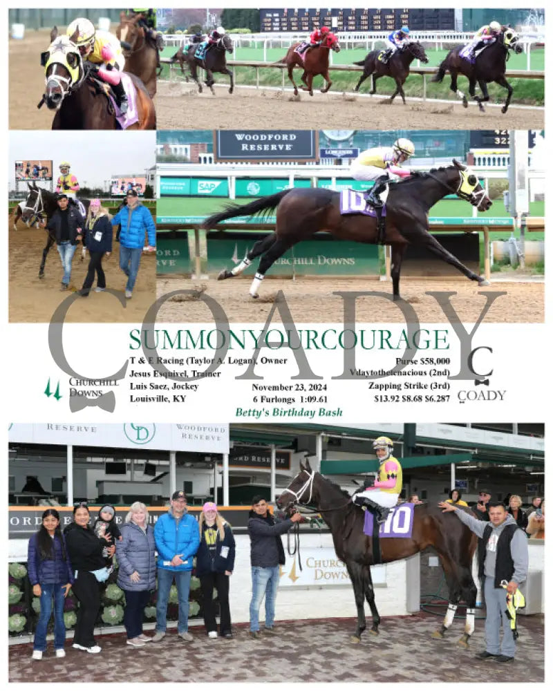 Summonyourcourage - 11-23-24 R04 Cd Churchill Downs