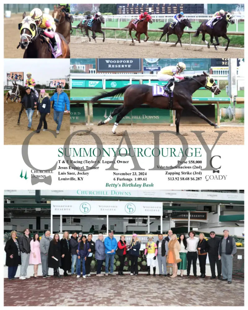 Summonyourcourage - 11-23-24 R04 Cd Group Churchill Downs