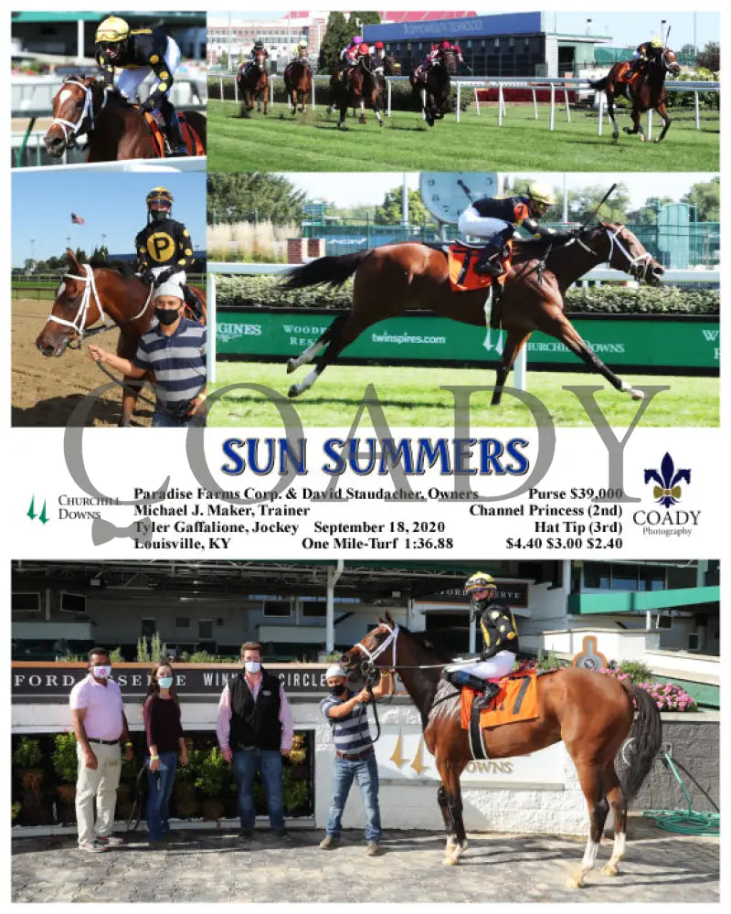 Sun Summers - 09-18-20 R08 Cd Churchill Downs