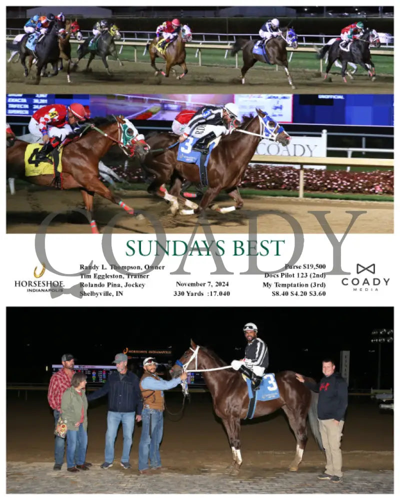 Sundays Best - 11-07-24 R10 Ind Indiana Grand