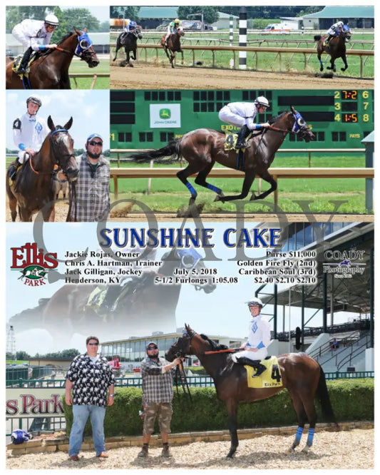 Sunshine Cake - 070518 Race 02 Elp Ellis Park
