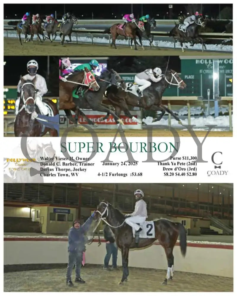Super Bourbon - 01-24-25 R04 Ct Hollywood Casino At Charles Town Races