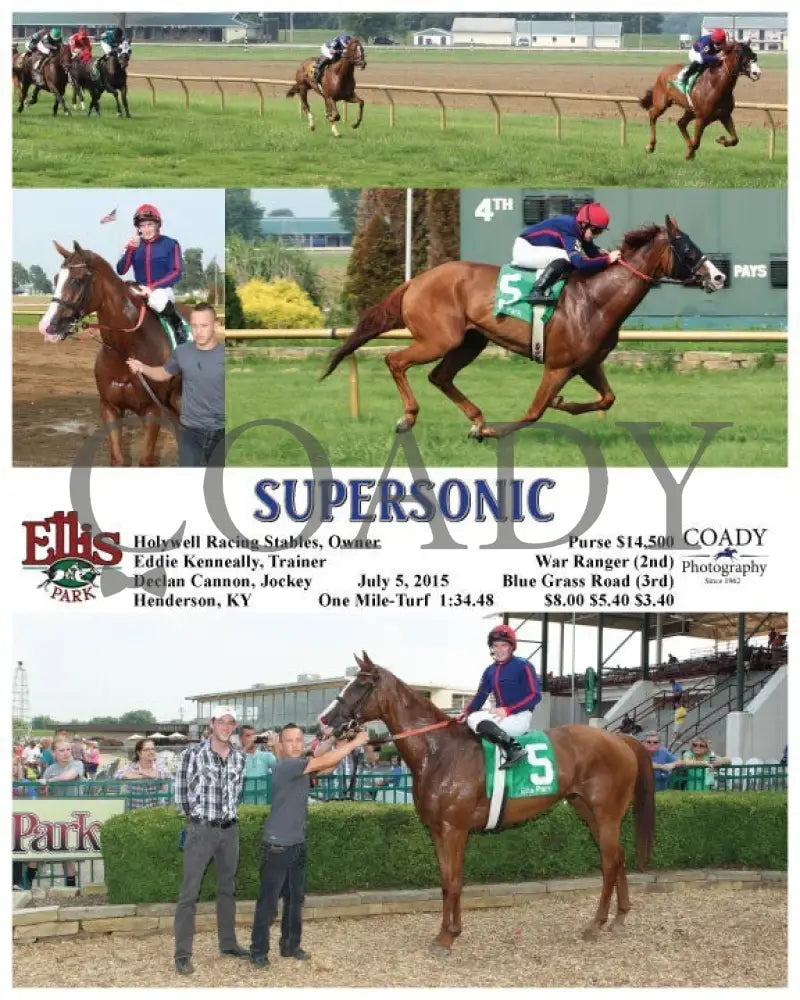 Supersonic - 070515 Race 09 Elp Ellis Park