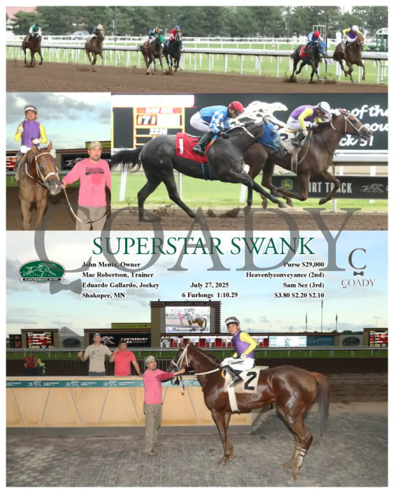 SUPERSTAR SWANK - 07-27-25 - R03 - CBY Canterbury Park