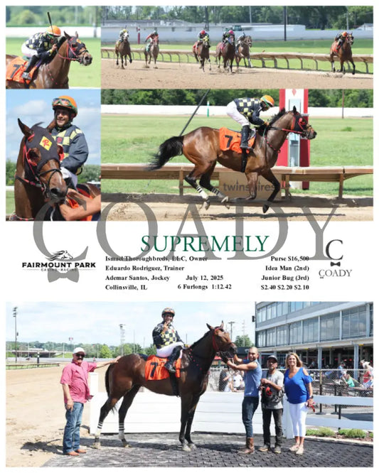 SUPREMELY - 07-12-25 - R05 - FP Fanduel Sportsbook Horse Racing