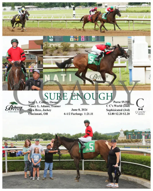 Sure Enough - 060824 Race 01 Btp Belterra Park