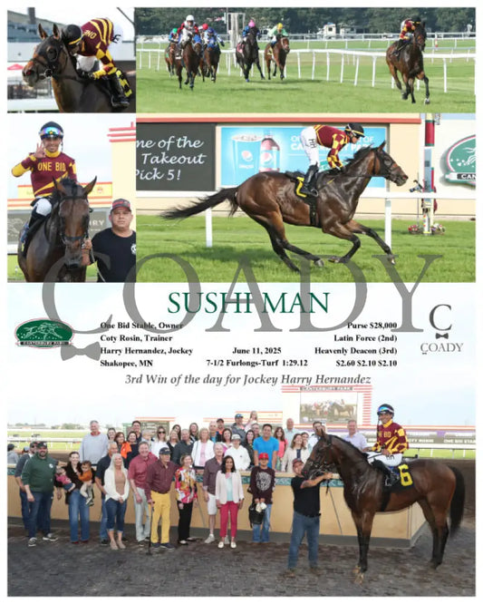 SUSHI MAN - 3rd Win of the day for Jockey Harry Hernandez - 06-11-25 - R04 - CBY Ruidoso Downs