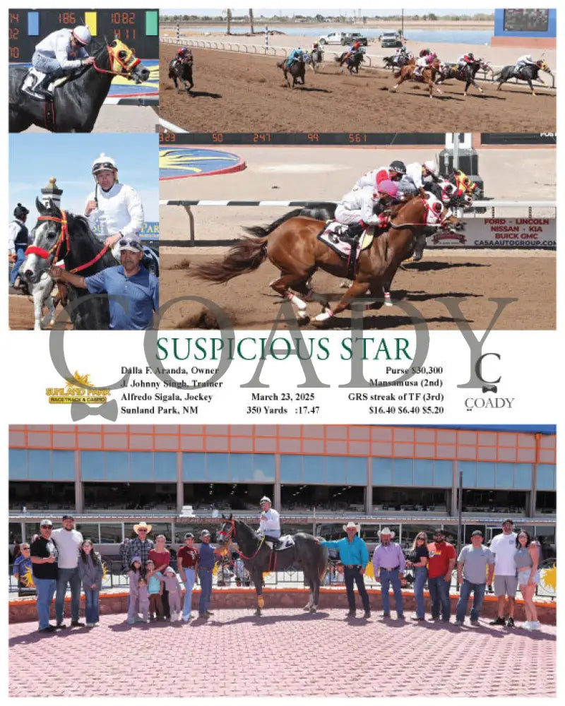 SUSPICIOUS STAR - 03-23-25 - R05 - SUN Sunland Park
