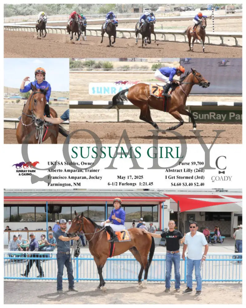 SUSSUMS GIRL - 05-17-25 - R03 - SRP SunRay Park