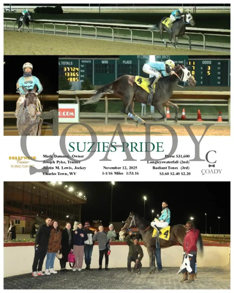 SUZIES PRIDE  - 11-12-25 - R03 - CT - Coady Media - Kurtis Coady Photography