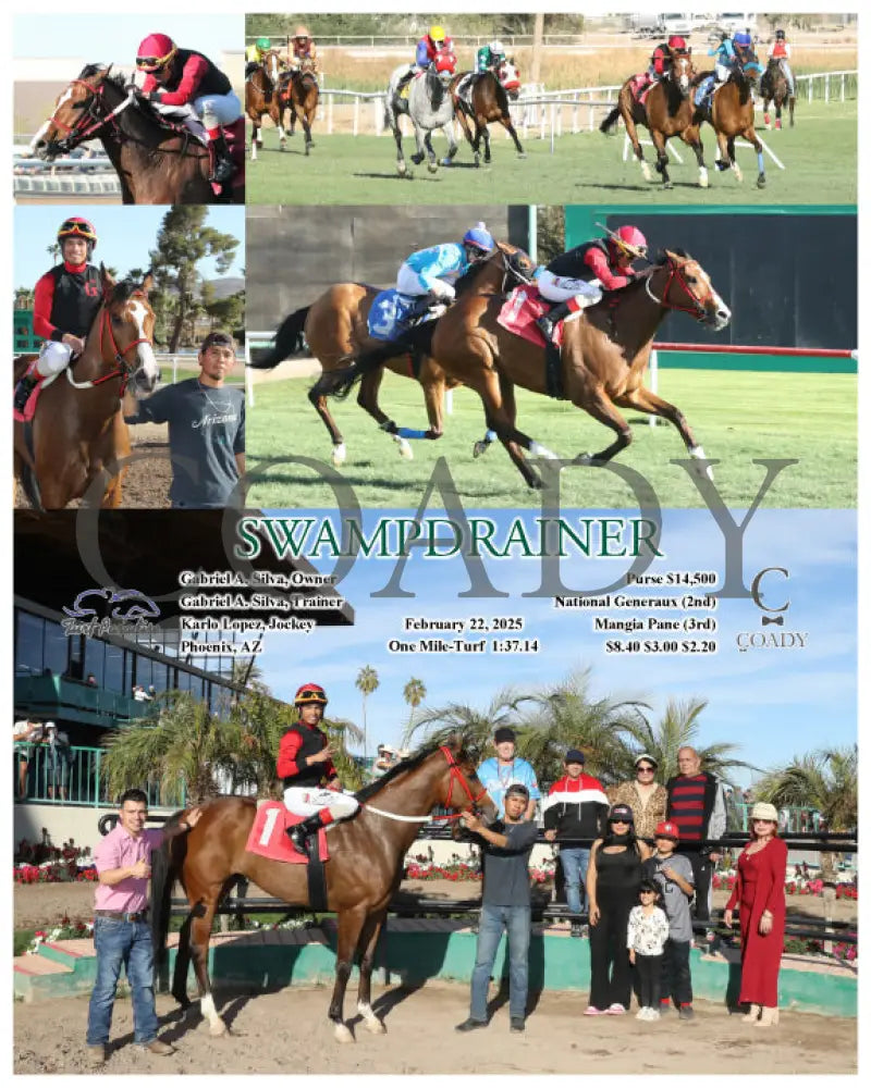 SWAMPDRAINER - 02-22-25 - R07 - TUP Turf Paradise